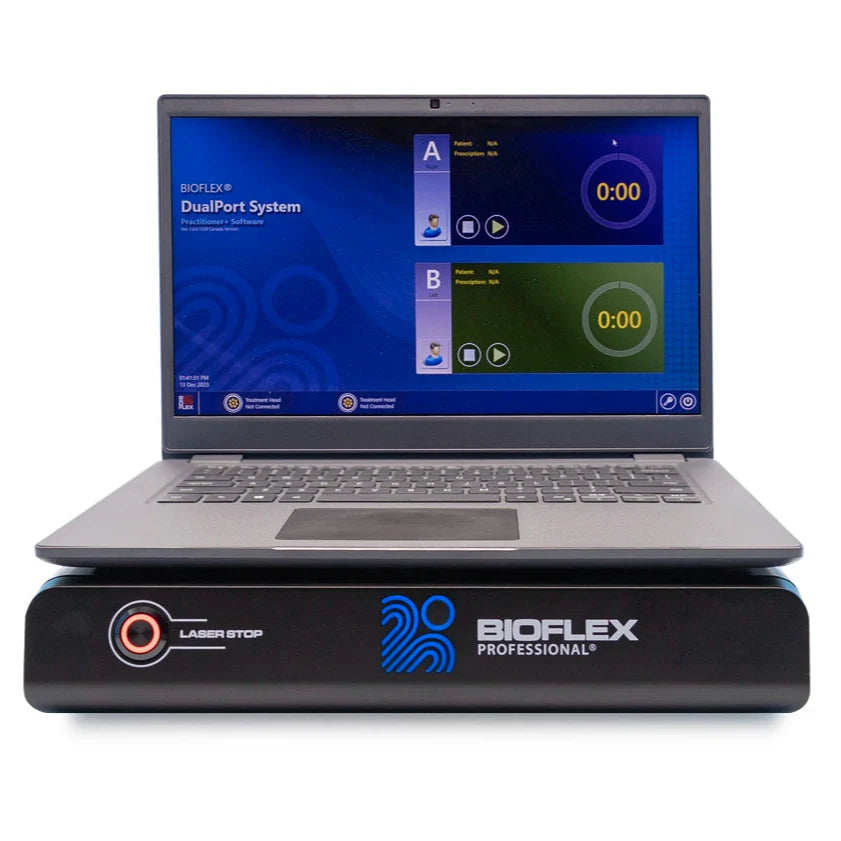 BIOFLEX Dualport clinical laser system, used to explain: is BIOFLEX laser therapy covered by insurance for patients and clinics in 2026.
