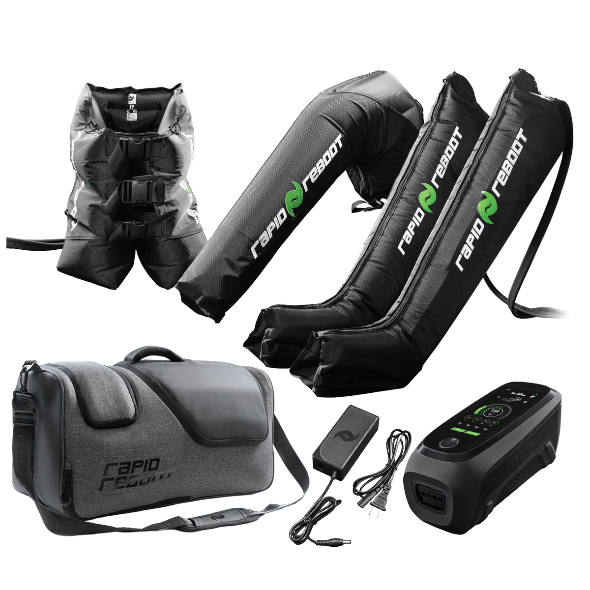 Athlete walking for recovery — how much is helpful after training is paired here with pneumatic compression as part of a home recovery routine.