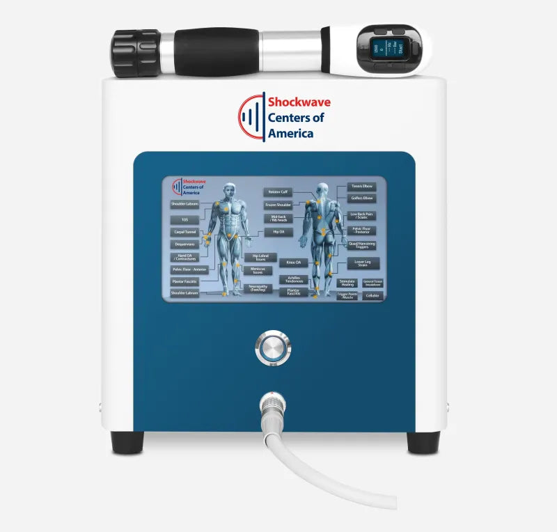 Mark V OTG portable radial shockwave therapy device