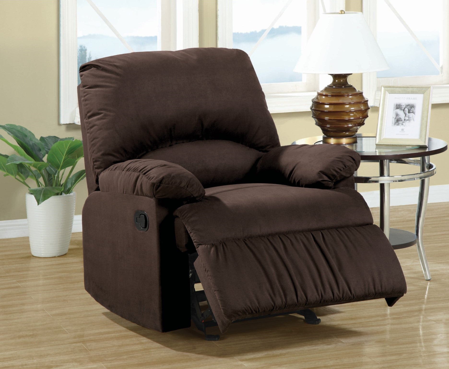 Harmonic Freq. Microfiber Recliner