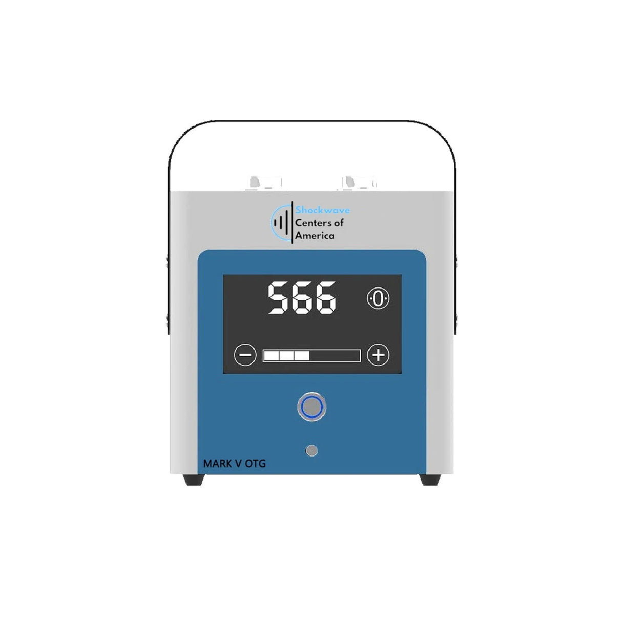 Mark V OTG portable radial shockwave device with display screen