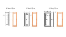Load image into Gallery viewer, Cedar Sauna Door